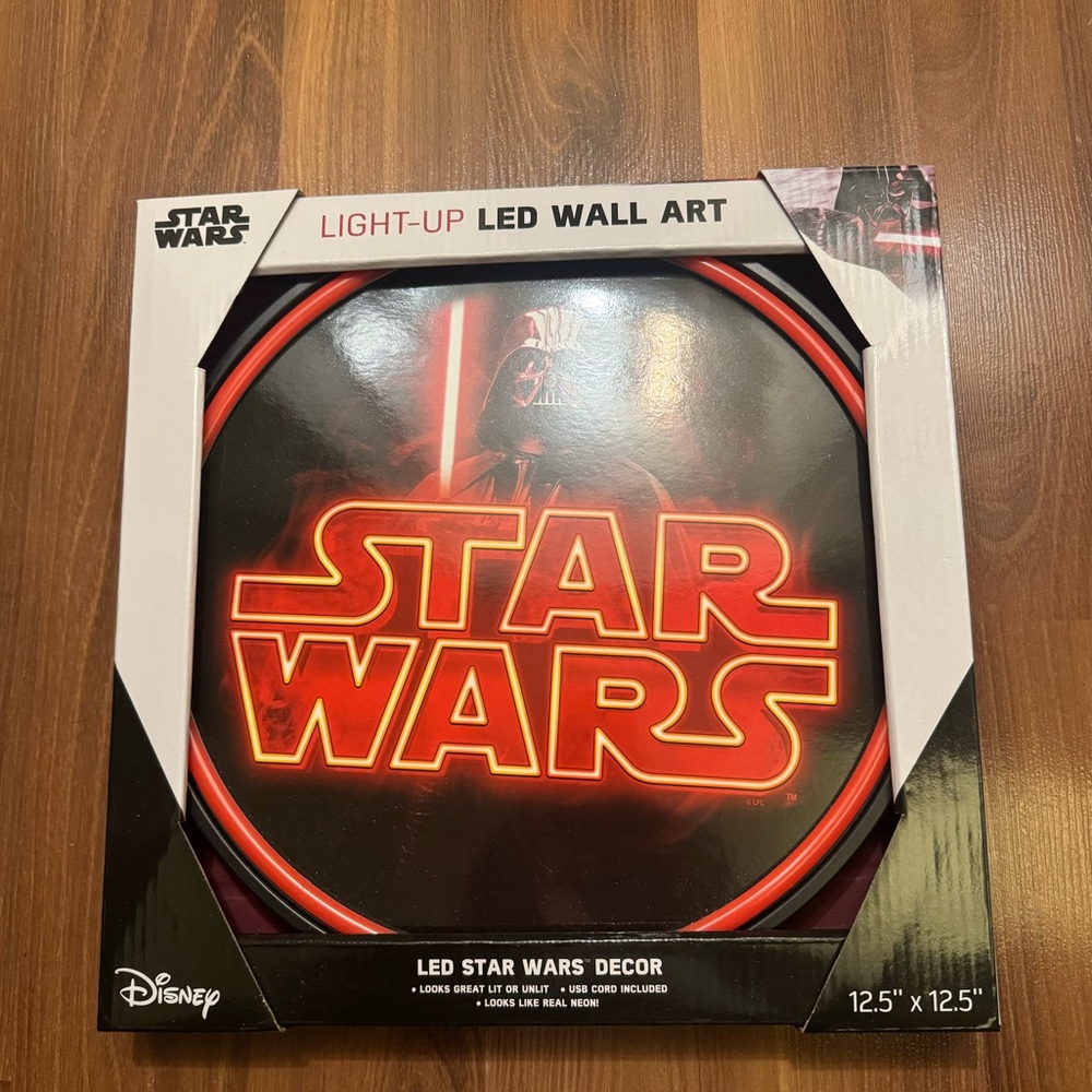 STAR WARS LED WALL ART